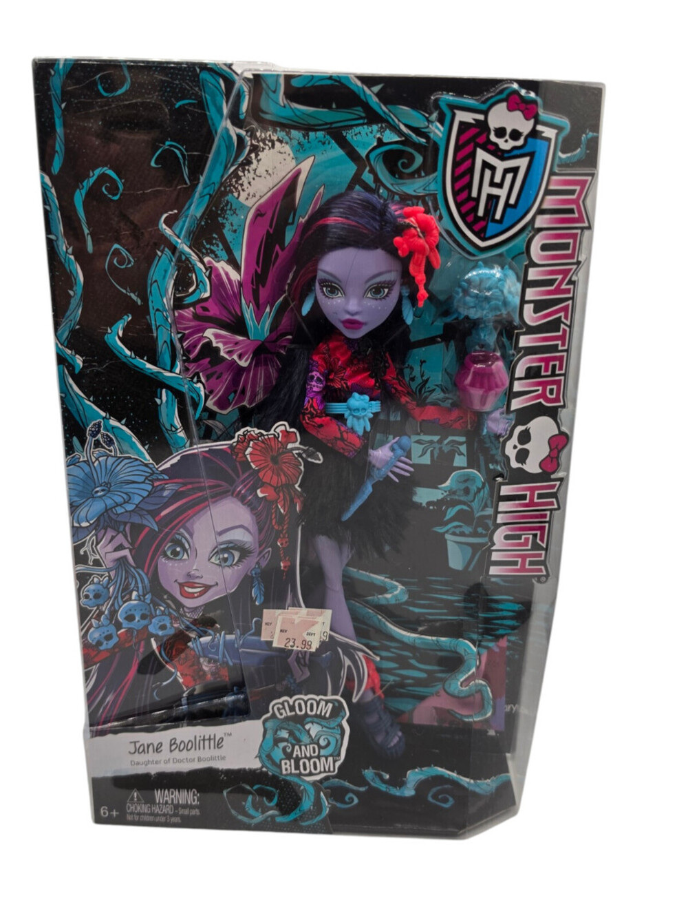 Monster High Jane Boolittle Gloom and Bloom doll